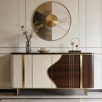 Meuble à chaussures moderne de luxe léger, console d'entrée, meuble de rangement pour couloir, cloison décorative pour salon