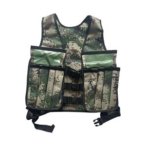 Chaleco de Entrenamiento Ajustable con Peso, Chaleco con Peso para Correr, Chaqueta de Arena Transpirable de Tela Oxford, Camuflaje, Fitness, Aire Libre - Product Image 1