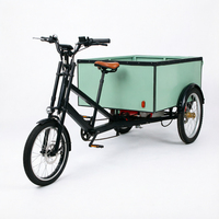 Tricycle électrique à assistance au pédalage pour adultes, 3 roues, pour le transport de marchandises, type semi-camion