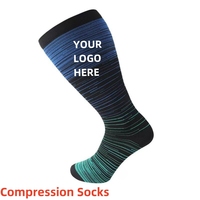 Chaussettes de compression surdimensionnées résistantes aux odeurs grande taille pour les mollets et les genoux