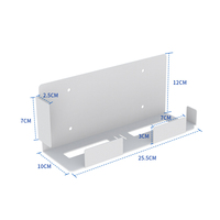 Honcam Accessoires PS5 Support mural en aluminium Support mural stable en métal pour PS5 Playstation 5 Disc et Digital