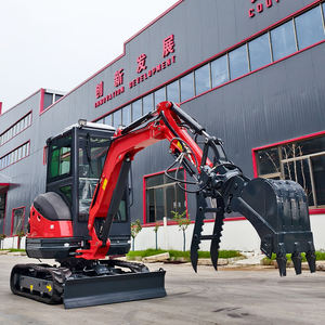 Гусеничный экскаватор мини 1 тонна 2 тонны с дизельным двигателем KUBOTA air условный мини-экскаватор - Product Image 6