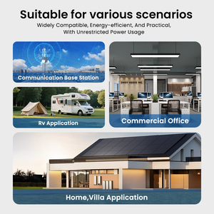SOLYX EU 220/230V 6.2KW Système solaire hybride monophasé à onde sinusoïdale pure 99,9% d'efficacité Mode parallèle Utilisation domestique SPI4862V100-500P H - Product Image 6
