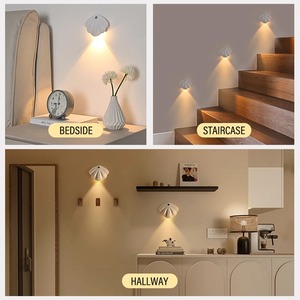 Luces LED para Armario al por Mayor, Lámpara con Sensor de Movimiento, Luz Nocturna Inalámbrica Recargable para Gabinete, Cocina y Dormitorio - Product Image 6