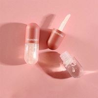 Mini flacon de teinture à lèvres de 3 ml, design personnalisé de pilule, tubes de gloss à lèvres mini de 3 ml avec boîte