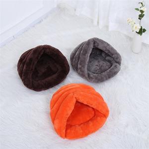 Großes Mittelgroßes Hundebett Wasserdicht Rutschfester Boden Plüsch Runde Form Umweltfreundliches Modernes Haustierbett Weiches Sofa Hundebett - Product Image 1