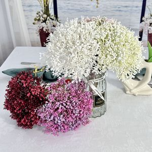 Fleurs artificielles Queyiyi Gypsophile à 12 tiges, cousues à la main, pour centres de table de mariage et décorations de table - Product Image 1