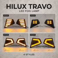 4 feux antibrouillard LED design pour Hilux Travo 2026, configuration haut de gamme, Plug and Play, paire gauche et droite