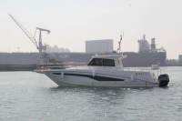 Profisher Cabine fermée Bateau de pêche à rames Bateau en fibre de verre à vendre