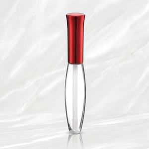 Tubo de brillo labial de PETG, delgado, transparente, de lujo, con diseño personalizado y tapa de rosca. - Product Image 6