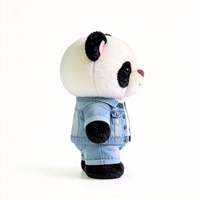 Peluche Panda Mignonne en Gros, Jouet en Peluche Doux, Poupée Animale Rembourrée, Logo Personnalisé OEM ODM