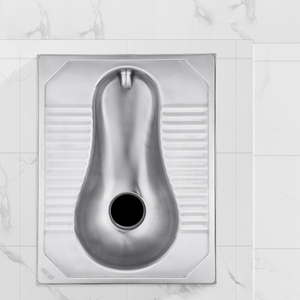 Cuvette de toilettes à la turque robuste <span class=keywords><strong>en</strong></span> acier inoxydable SUS304, antidérapante, à détection, pour toilettes publiques scolaires, équipement sanitaire durable - Product Image 4