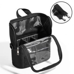 Trousse de maquillage professionnelle à doublure amovible, grande capacité, avec bandoulière réglable pour maquilleurs professionnels - Product Image 2