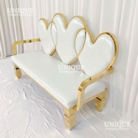 Fauteuil Canapé Lounge Queen et King, Vente Usine, Luxe Style Européen, Canapé-Fauteuil en Cuir Blanc ou Velours pour Événements de Mariage