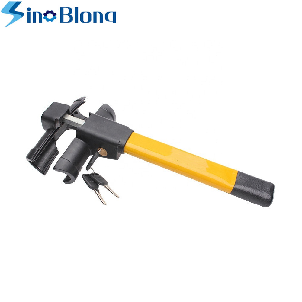 Sinoblong Double Hook Twin Bar Car Steering Wheel Lock - Universal Anti-Theft Security Device