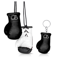 Mini gants de boxe personnalisés avec logo à suspendre au rétroviseur de voiture