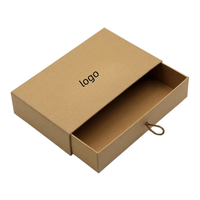 Boîte à tiroirs biodégradable en papier avec poignée, design fantaisie, prix usine XF, OEM, petite taille populaire pour sous-vêtements