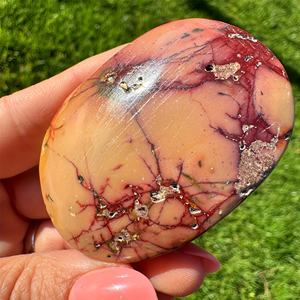 Piedra de Mookaite Pulida de Forma Ovalada, Cristal Natural para Sanación Espiritual, Decoración del Hogar y Regalos Navideños, Venta al Por Mayor - Product Image 5