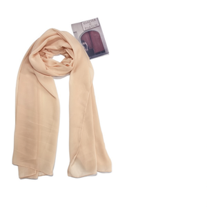 Sciarpa Lunga in Chiffon Tinta Unita 70x170Cm, Accessorio Invernale alla Moda per Donne - Product Image 1
