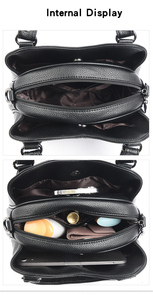 Nouveau sac bandoulière tendance grande capacité en cuir PU souple pour femme, sac à main de luxe de créateur - Product Image 6