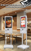 Kiosque tactile libre-service de 24 à 32 pouces Terminal de paiement numérique tout-en-un avec lecteur de codes QR et imprimante