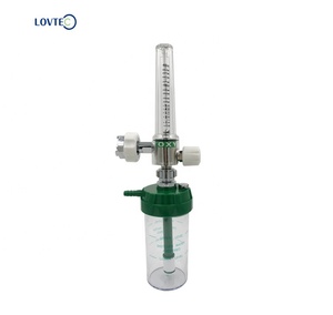 Lovtec גז לחץ להתאים קצב זרימה במלאי חמצן אוויר Oxigen flowmeter מחבר עם אדים בקבוק - Product Image 3