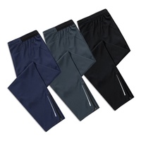 Pantalon de sport pour homme, taille mi-haute, ample, séchage rapide, respirant, en polyester, pour le fitness, la course à pied, l'entraînement et le basketball, idéal pour le printemps