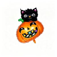 Ballons en Mylar à motif de dessin animé, vente en gros, nouveauté 2026, ballons gonflables en forme de citrouille d'Halloween, jouets gonflables, ballons en aluminium à l'hélium
