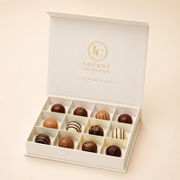 Coffret de Chocolats Personnalisé, Boîtes en Papier Écologiques Vides pour Chocolats, Boîtes d'Emballage pour Vin
