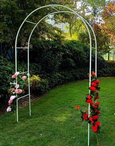 DD2609 <span class=keywords><strong>tonnelle</strong></span> de pergola en fer à assembler facilement pour diverses plantes grimpantes arc de jardin de mariage décoration de fête nuptiale large <span class=keywords><strong>tonnelle</strong></span> - Product Image 6