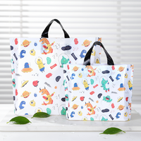 Sac de shopping de haute qualité avec poignée personnalisée, sac en polyéthylène souple avec anse, sac de shopping en plastique LDPE/HDPE pour l'emballage de vêtements