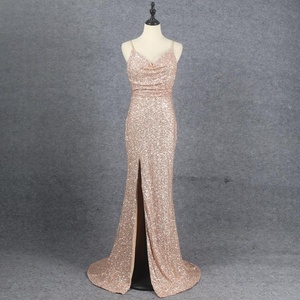 High Quality Summer Bridesmaids <strong>Dress</strong> champagne Bridesmaid <strong>Dresses</strong> Plus <strong>Size</strong> <strong>Sequin</strong> Bridesmaid <strong>Dress</strong> - Product Image 1
