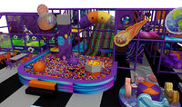 Solution complète clé en main pour aire de jeux intérieure, parc de trampolines, structure de maison de jeu, parcours d'entraînement ninja, certifié TUV SGS
