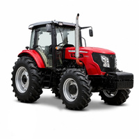 Tracteur agricole d'occasion avec cabine climatisée, robuste, faible consommation de carburant, couple élevé, 4x4, forte capacité de transport, moteur diesel