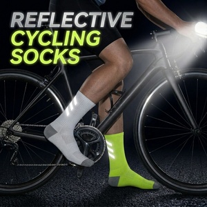 Chaussettes de course réfléchissantes pour hommes et femmes, fines, respirantes, haute visibilité, sécurité nocturne, <span class=keywords><strong>été</strong></span> - Product Image 1