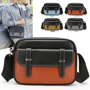 Sacs Bandoulière de Luxe <span class=keywords><strong>en</strong></span> <span class=keywords><strong>Cuir</strong></span> PU Imperméables, Personnalisables <span class=keywords><strong>en</strong></span> Gros, pour Hommes, de Voyage, de Messager, de Créateur - Product Image 1