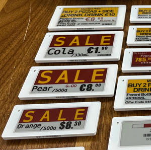 Étiquettes de prix électroniques E Ink NFC E-Paper EPD ESP32 API SPI 2.4GHz Logiciel Bluetooth BLE5.0, Étiquettes de rayon numériques, Talkers de rayon numériques, ESL - Product Image 6