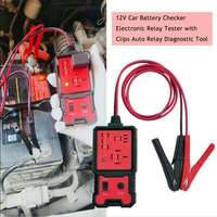 C0036 Probador de Relés Electrónicos Automotrices Universales de 12V y Verificador de Baterías de Auto con 1 Año de Garantía, Analizador de Motor