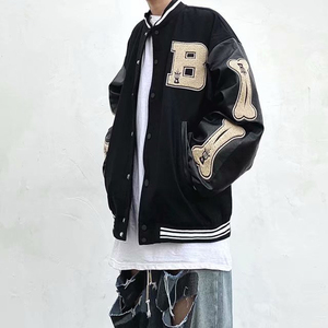 Chaqueta de Béisbol para Hombre, Estilo Casual Hip Hop, Nueva Colección Primavera-Otoño, Chaqueta Urbana Holgada, Tendencia Estudiantil - Product Image 2