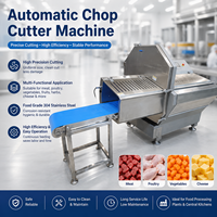 Machine à trancher automatique en acier inoxydable pour côtelettes de porc, découpeuse de viande avec os, contrôle des portions, trancheuse de bacon à vendre