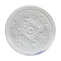 Médaillon décoratif en plâtre rond pour plafond, panneau décoratif pour la décoration murale intérieure