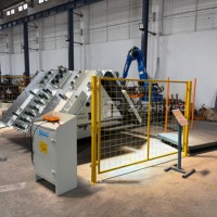 Machine à clouer les palettes en bois à bras robotique de haute précision, prix usine
