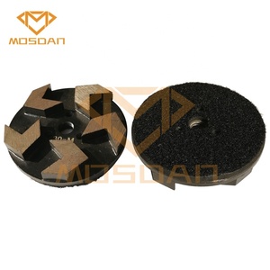 <span class=keywords><strong>3</strong></span> inci stekor XPS CPS v-elcro Metal Bond Grinding Plate dengan 5 Panah berlian segmen - Product Image 1