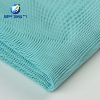 Tissus polyester à mailles vertes, nuancier uni pour tableau de couleurs avec nom, 100%