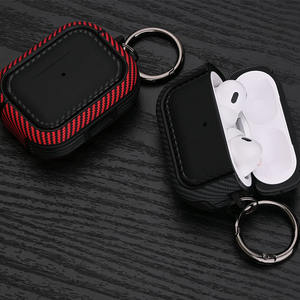 Personnalisé lisse PU fibre <span class=keywords><strong>de</strong></span> carbone antichoc pour <span class=keywords><strong>Apple</strong></span> écouteur Portable étui <span class=keywords><strong>sans</strong></span> <span class=keywords><strong>fil</strong></span> <span class=keywords><strong>charge</strong></span> casque étuis pour <span class=keywords><strong>airpods</strong></span> 4 cas - Product Image 4