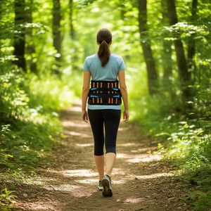 Adjustable Lumbar Support Waist <b>Belt</b> with <b>Pain</b> Relief <b>for</b> Men and Women, Spandex & Nylon Wrap-Around <b>Back</b> Brace, All Seasons Use - Product Image 2