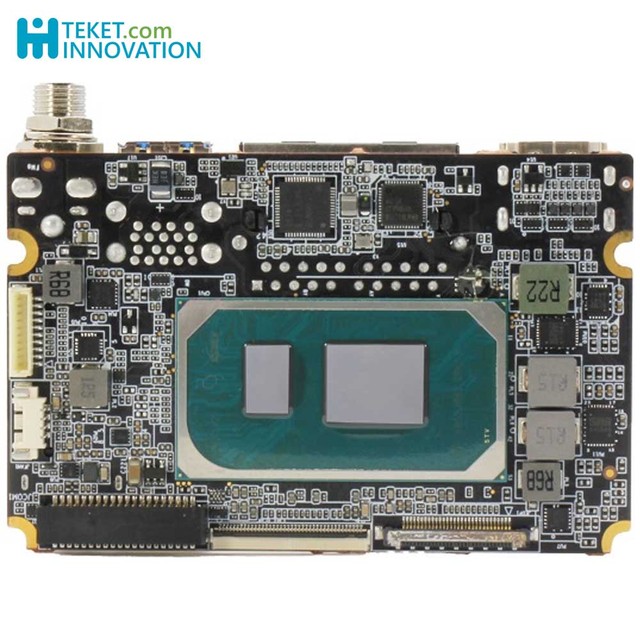 Single Motherboard AAEON De Next-TGU8 with Intel Core I7-1185G7E/i5-1145G7E/i3-1115G4E,Onboard LPDDR4x16GB,2xCOM,fTPM,2xLAN,eDP