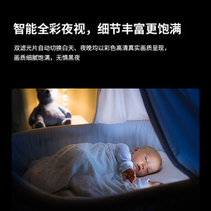 กล้องวงจรปิด I Wake Up แบบเลนส์คู่ ความละเอียด 2 ล้านพิกเซล มองเห็นในเวลากลางคืน ระบบไร้สาย WiFi สำหรับความปลอดภัยภายในบ้าน กล้อง PTZ - Product Image 2