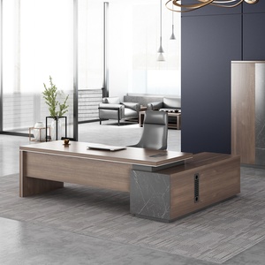 Executive Wooden L Shape <b>Office</b> Desks Modern CEO <b>Office</b> Desk Boss Luxurious <b>Office</b> <b>Table</b> - Product Image 4