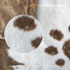 नरम ऑल-सीज़न कोरल फ्लेक्स कंबल कस्टम मुद्रित कार्टून तीन बिल्लियों डिजाइन विरोधी-पिलिंग पर्यावरण के अनुकूल रंग - Product Image 5